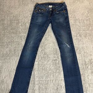 True Religion Rainbow Billy Jeans size 24 length 32